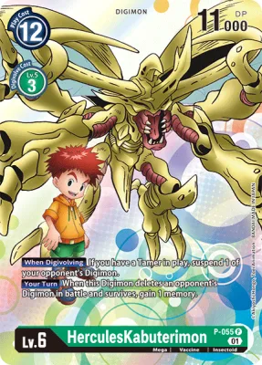 HerculesKabuterimon, Digimon card P-055
