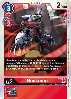 Huckmon, Digimon card P-066