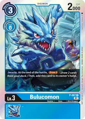 Bulucomon, Digimon card P-067