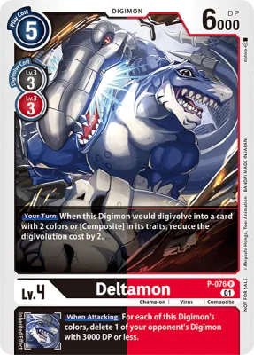Deltamon, Digimon card P-076