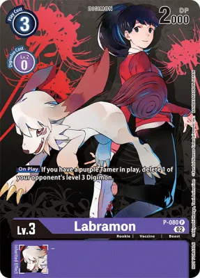 Labramon, Digimon card P-080