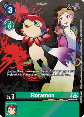 Floramon, Digimon card P-083