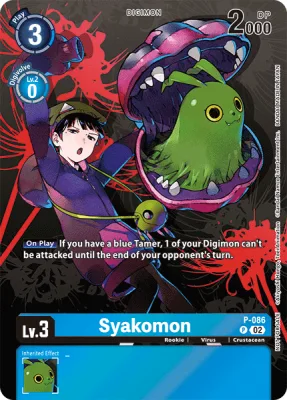 Syakomon, Digimon card P-086