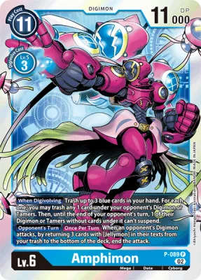 Amphimon, Digimon card P-089