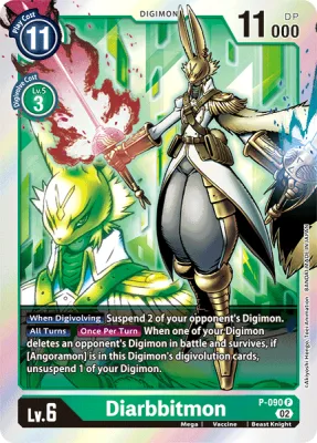 Diarbbitmon, Digimon card P-090