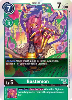Bastemon, Digimon card P-093