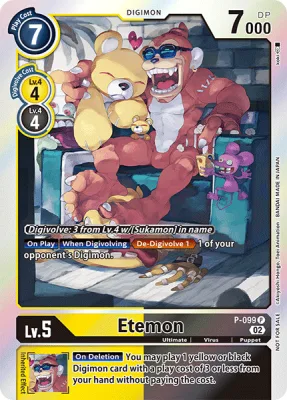 Etemon, Digimon card P-099