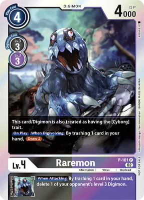 Raremon, Digimon card P-101