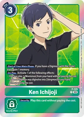 Ken Ichijoji, Digimon card P-125