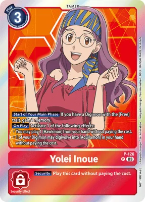 Yolei Inoue, Digimon card P-126