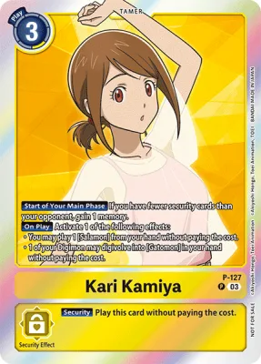 Kari Kamiya, Digimon card P-127