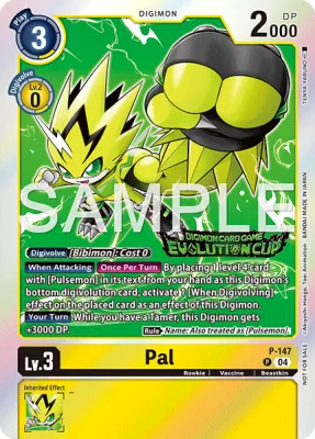 Pal, Digimon card P-147