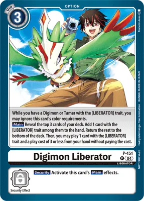 Digimon Liberator, Digimon card P-151