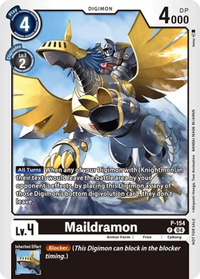 Maildramon, Digimon card P-154