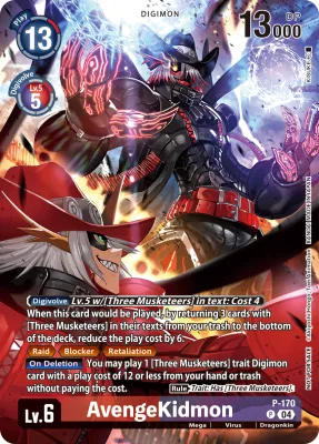 AvengeKidmon, Digimon card P-170