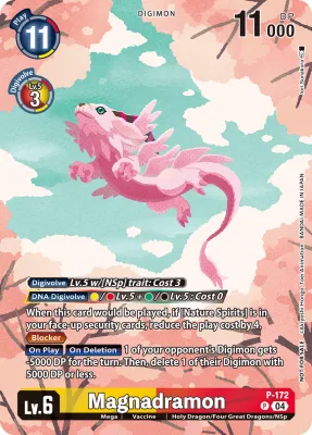 Magnadramon, Digimon card P-172