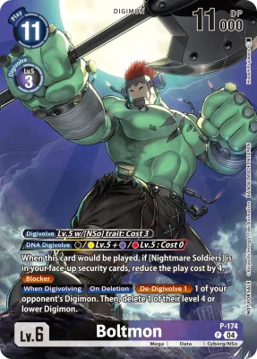 Boltmon, Digimon card P-174