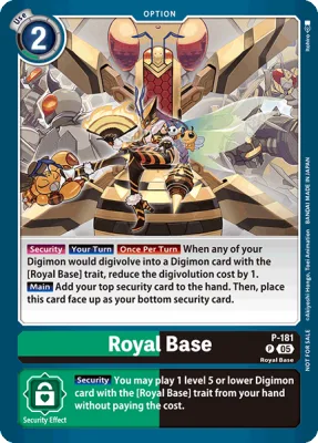 Royal Base, Digimon card P-181