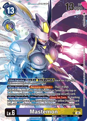 Mastemon, Digimon card P-187
