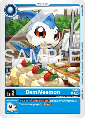 DemiVeemon, Digimon card P-188