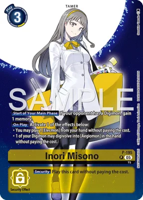 Inori Misono, Digimon card P-195