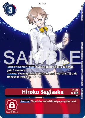 Hiroko Sagisaka, Digimon card P-210