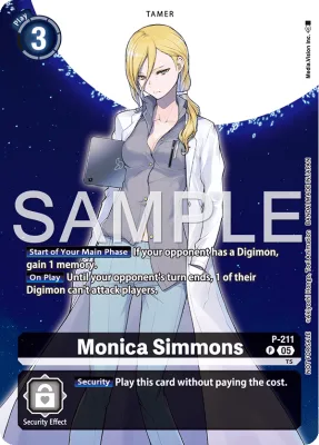 Monica Simmons, Digimon card P-211