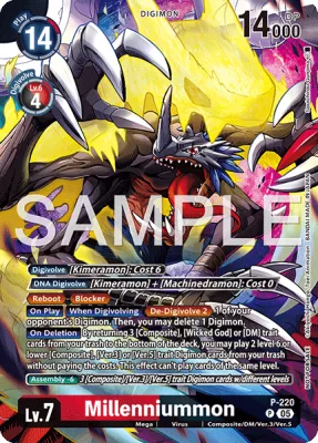 Millenniummon, Digimon card P-220