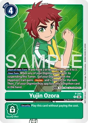 Yujin Ozora, Digimon card P-241