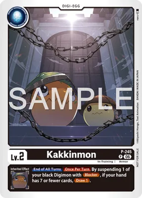 Kakkinmon, Digimon card P-245