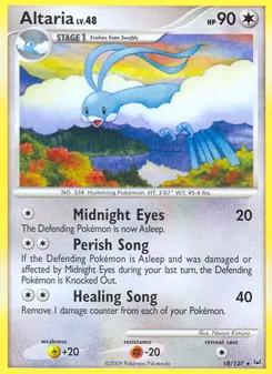 Altaria — Platinum #18, 2009. Illustrated by Naoyo Kimura.