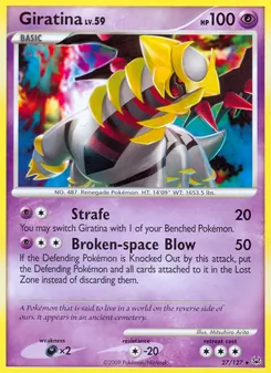 Giratina — Platinum #27, 2009. Illustrated by Mitsuhiro Arita.