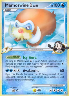 Mamoswine GL — Rising Rivals #27, 2009. Illustrated by Atsuko Nishida.