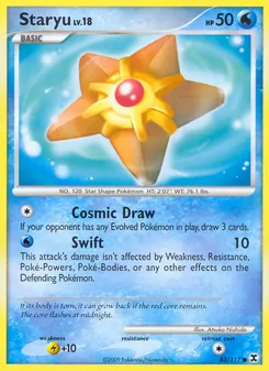 Staryu — Rising Rivals #83, 2009. Illustrated by Atsuko Nishida.