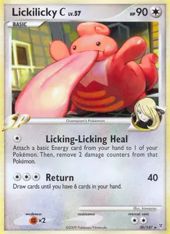 Lickilicky C — Supreme Victors #30, 2009. Illustrated by kawayoo.
