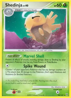 Shedinja — Supreme Victors #44, 2009. Illustrated by Mitsuhiro Arita.