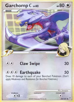Garchomp C — Supreme Victors #60, 2009. Illustrated by kawayoo.