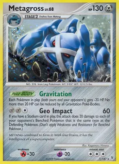 Metagross — Supreme Victors #7, 2009. Illustrated by Kagemaru Himeno.