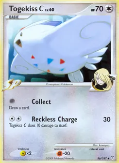 Togekiss C — Supreme Victors #86, 2009. Illustrated by kawayoo.