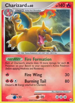 Charizard — Arceus #1, 2009. Illustrated by Kagemaru Himeno.