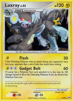 Luxray — Arceus #5, 2009. Illustrated by kawayoo.