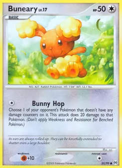 Buneary — Arceus #55, 2009. Illustrated by sui.