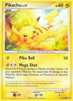Pikachu — Arceus #71, 2009. Illustrated by sui.