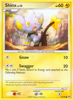 Shinx — Arceus #74, 2009. Illustrated by sui.