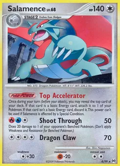Salamence — Arceus #8, 2009. Illustrated by Shin Nagasawa.