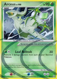 Arceus — Arceus #AR2, 2009. Illustrated by Shin Nagasawa.