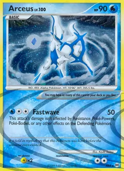 Arceus — Arceus #AR4, 2009. Illustrated by Kouki Saitou.
