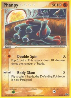 Phanpy — POP Series 2 #15, 2005. Illustrated by Tomokazu Komiya.