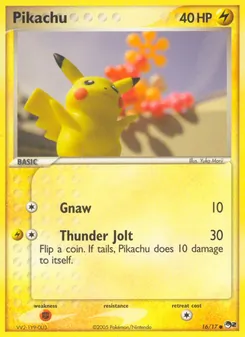 Pikachu — POP Series 2 #16, 2005. Illustrated by Yuka Morii.