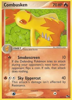 Combusken — POP Series 4 #6, 2006. Illustrated by Mitsuhiro Arita.